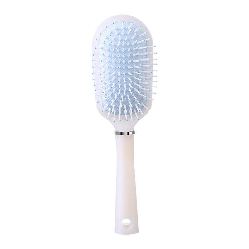 Cream Air Cushion Massage Comb Hairbrush