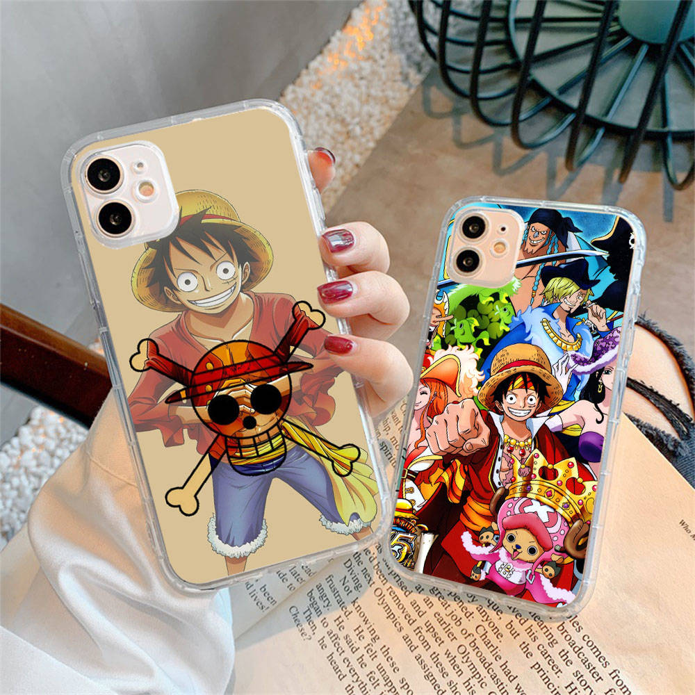 Case for Samsung A04 A14 A23 A34 A54 M23 M33 M52 M53 Realme 10 9 C30S C35 C55 VIVO Y02S Y21 Y51 X80 Pro Transparent Cover WI58 One Piece Member