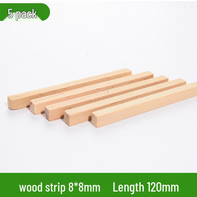 Paulowniahout Strips voor 3D Modelbouw en Blokhut Constructie