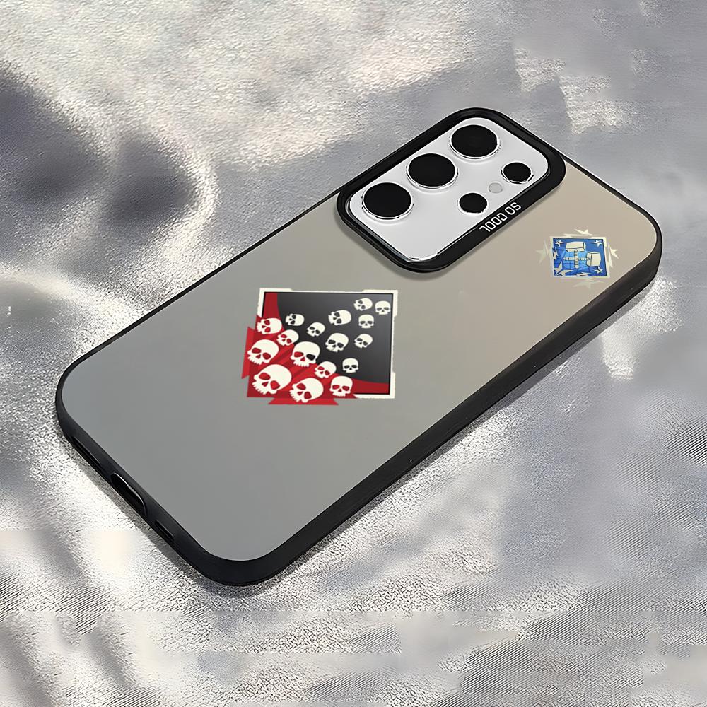 Cool Apex Game Phone Case For Samsung Galaxy S25 Edge S24 S23 S22 S21 S20 Ultra Funda Silicone Silver Cover