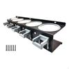 Spray Bottle Storage Rack Car Wash Tool Organizer, Multipurpose Cleaning Supply Hanger with Hooks,