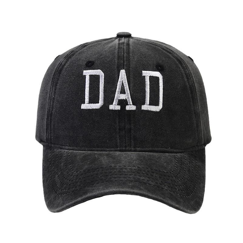 Trendy Vintage Embroidered Washed Cotton Dad/Mom Baseball Cap - Casual Sun Hat
