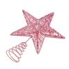 Christmas Pentagon Top Star Tree Topper Exquisite Star Xmas Tree Fake Tree Small Christmas Star Topper Christmas Decorations 7