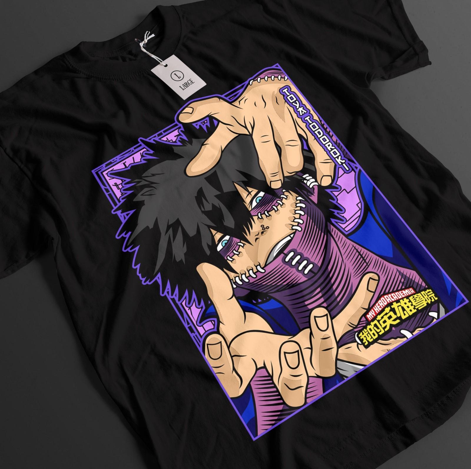 My Hero Academia Shirt Dabi Tshirt Deku Bakugo T-Shirt Mens Womens Tees Top Todoroki MHA Unisex Tee M
