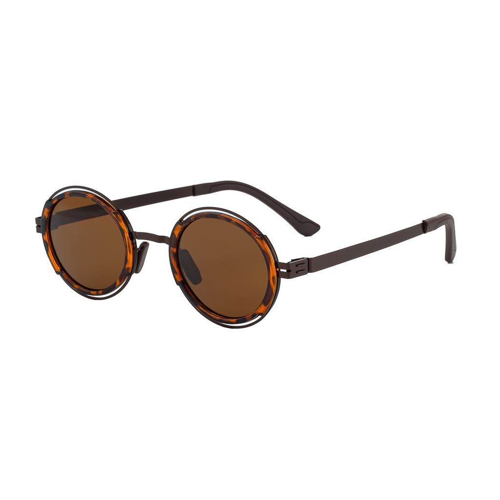 JYL TS Men's Round Polarized - Screwless Driving Outdoor Shades MY-98326