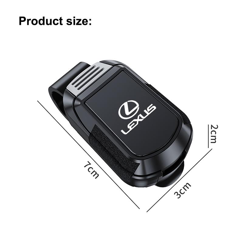 Car Interior Glasses Storage Clip Sun Visor Sunglasses Holder Accessories For Lexus GS IS LS500h ES260 ES300h RX350h NX260 UX260