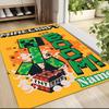 Custom Name Minecraft Adventure Quest Carpet Rug Customizable Soft Washable Anti-Slip Home Living Room Sofa Mats Personalized Rug. 0909408