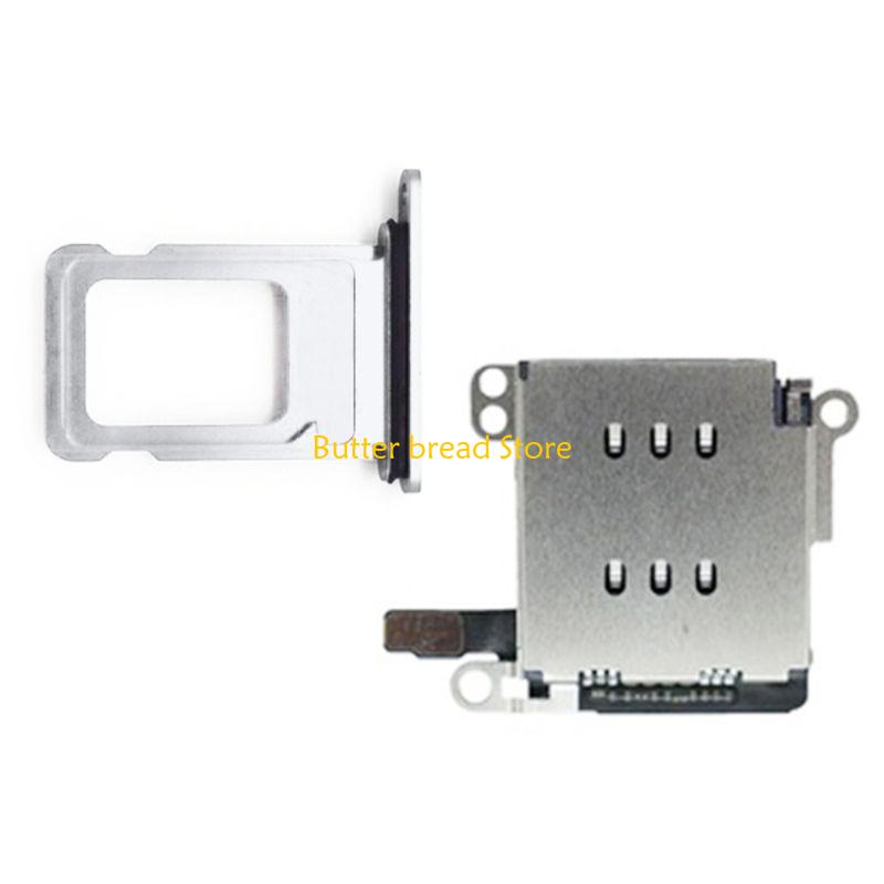 

W89C Dual Card Reader Connector Cable+Tray Holder Durable for phone белый