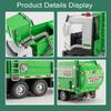 1:32 Alloy Garbage Sweeping Truck Toy Cars Model Door Opened Rubber Tires Sanitation Trucks Light Music Miniature Car Kids Gifts