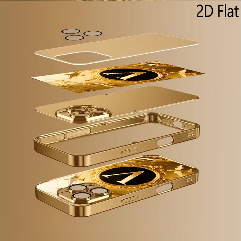 Aircraft V Patterned Tempered Glass Design for iPhone16 17 ProMax 1514 1312 11ProMax Phone Case Camera Cover Shockproof Hard Bac