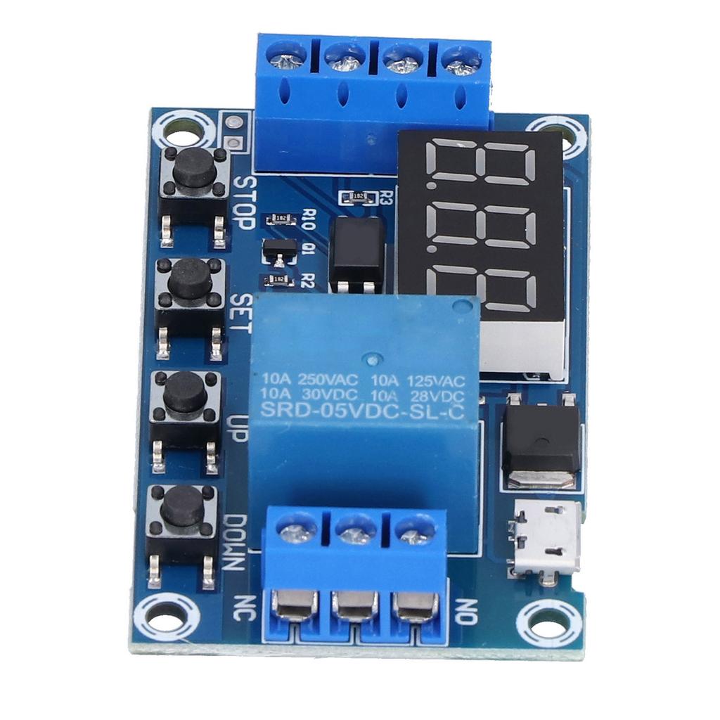 Timer Relay Module One Way Trigger Cycle Timing Delay Switch Circuit Board Accessories
