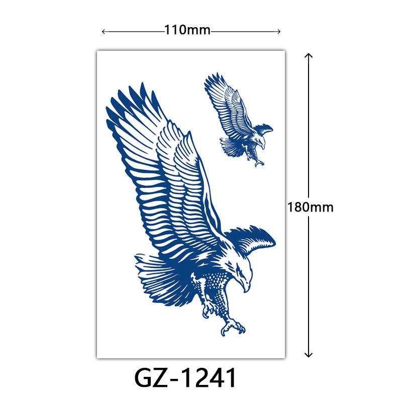Herbal Tattoo Stickers, Juice Tattoo Stickers, Semi-Permanent English Letter Tattoo Stickers Tattoo