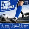 2pcs Breathable Soccer Shin Sleeves Polyester Soccer Shin Guard Socks  Soccer Training