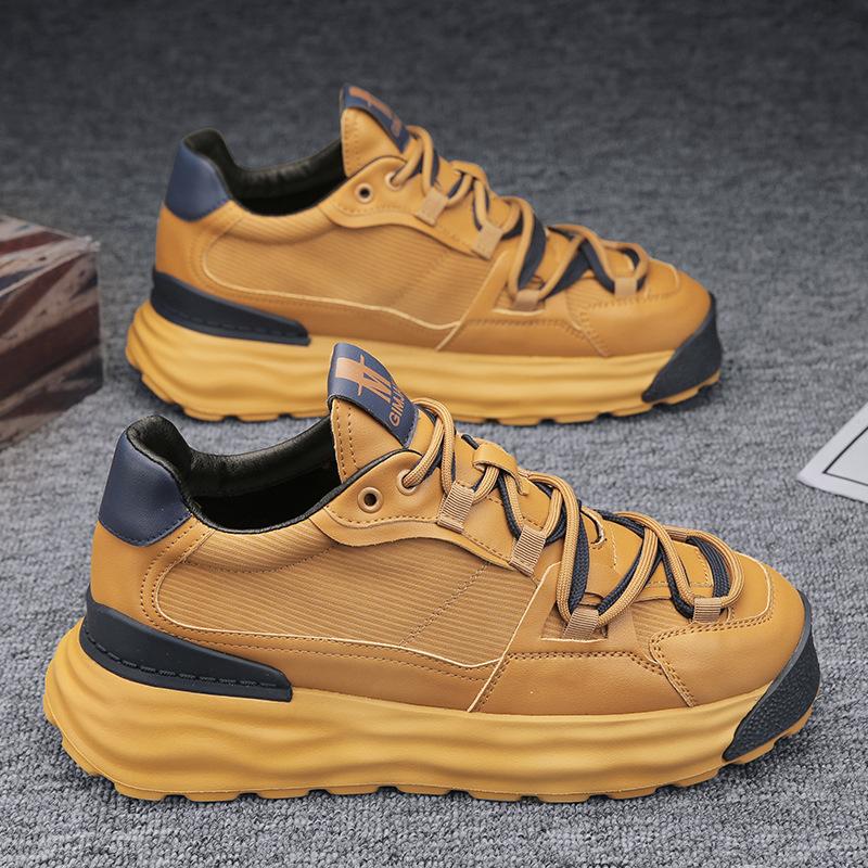 Sales Men's Shoes Summer Breathable  New Trend All-match Black Sneakers Men's Work Non-slip Shoes