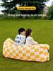 Portable Foldable Inflatable Sofa for Camping and Music Festivals - Quick Inflate In One Minute