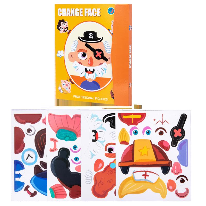 Cross-border Magnetic Puzzle & Dress-Up Educational Toys for Children Educational