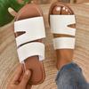 Sandal Slippers Women Spring Summer Casual Outer Wear Set Toe One Strap Flat Bottom Slippers