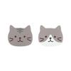 2Pcs Cute Cat Coaster Coffee Glasses Cup Mat Pad Kawaii Drink Coaster Set Heat Insulation Mug Coaster Kitchen Placemat for Table