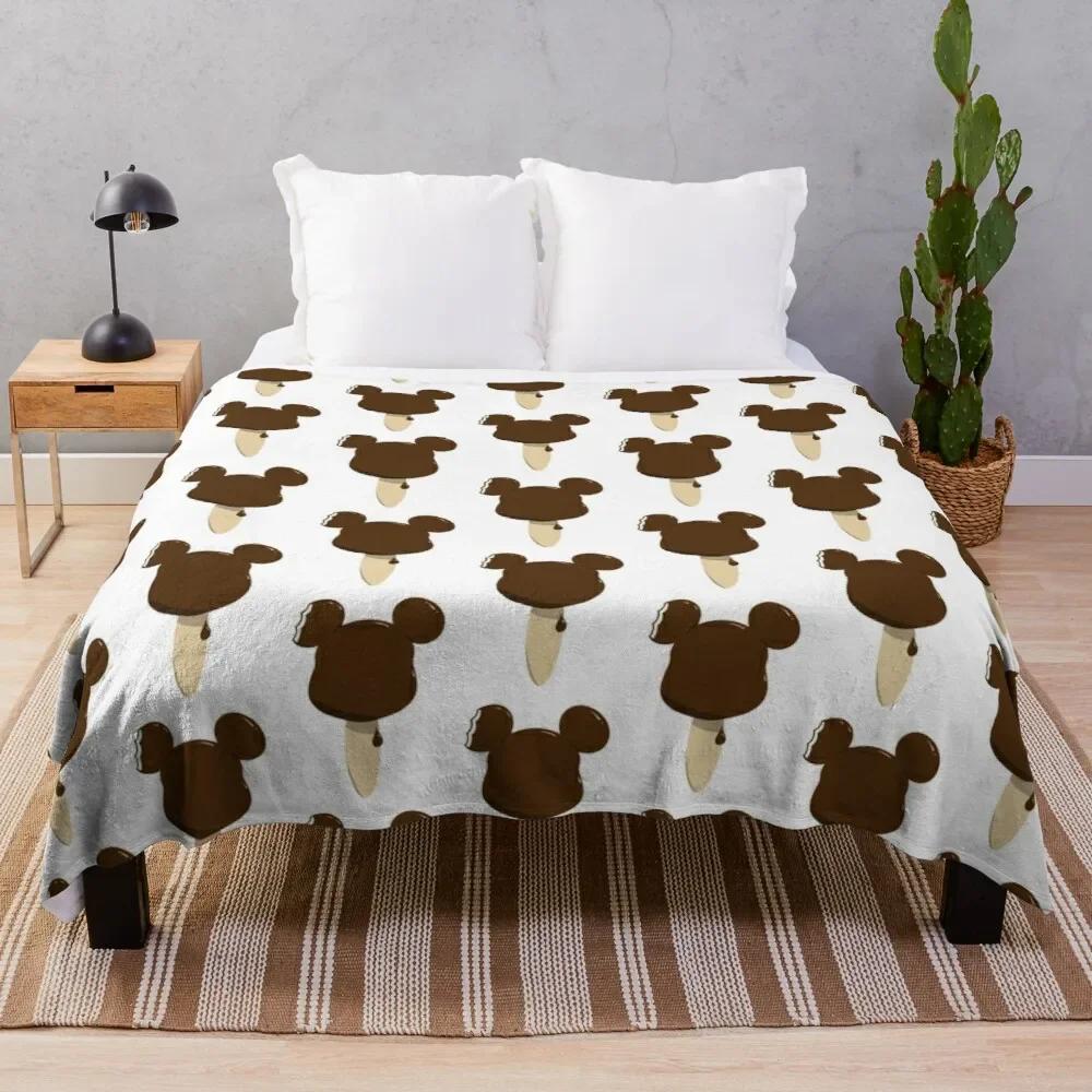 Ice Cream Flannel Throw Blanket King Queen Full Size Colourful Ice Cream For Bed Sofa Couch Blanket Warm Lightweight Super Soft