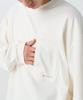 Snow Peak Organic Mercerized Long Sleeve for Men and Women GREIGE M T-Shirt CS-26SU005 - Long-sleeved T-shirt -