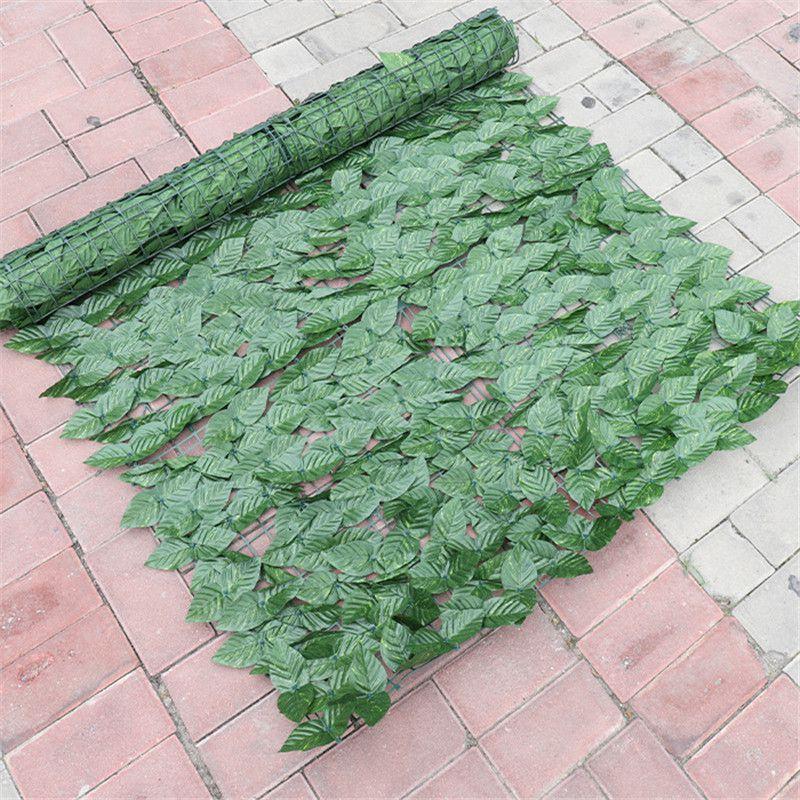 Cerca de Folhas Artificiais de Jardim Rolo de Tela de Cobertura Protegido contra Desbotamento por UV Tela de Privacidade