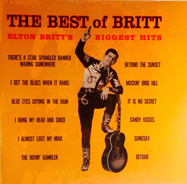 

LP Record ELTON BRITT - The Best Of Britt NL89995 RCA Victor Germany Folk Used