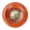 Techno Life Roulette 30cm Authentic Casino Style Rotating Wheel Wood Grain Russian Roulette Party Game with Penalty Cards Year-End Party New Year's Pa