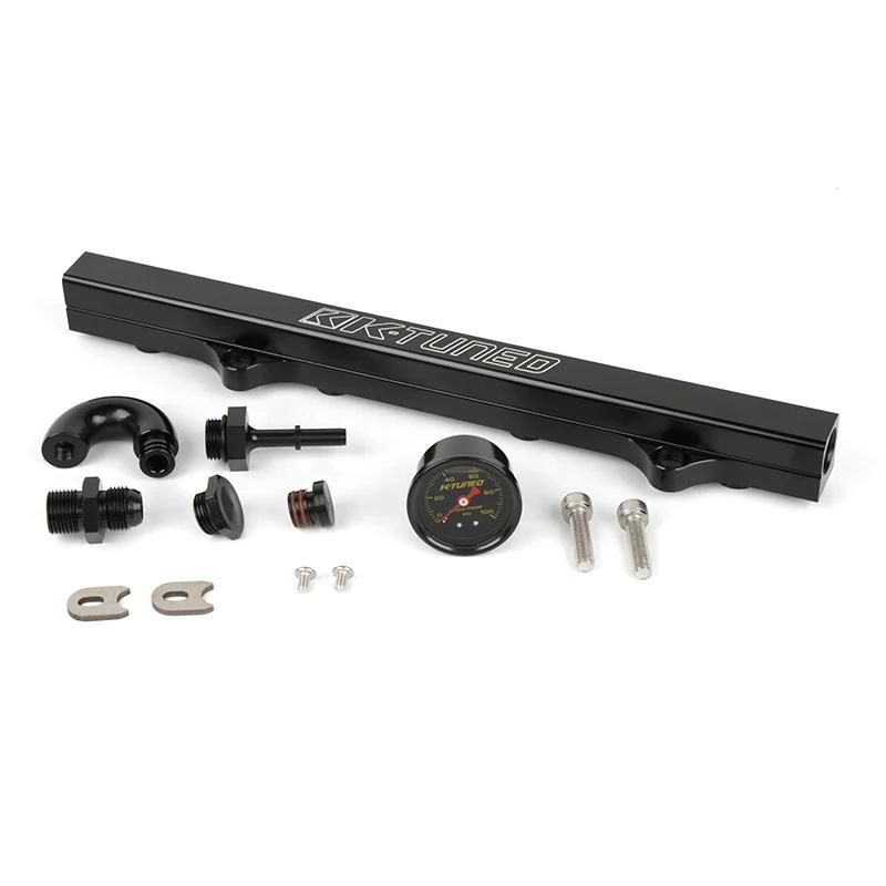 Suitable for Honda Civic K20 K24 FD2 CL7 DC5 Fuel Rail K Series Fuel Rail with Oil Pressure Gauge