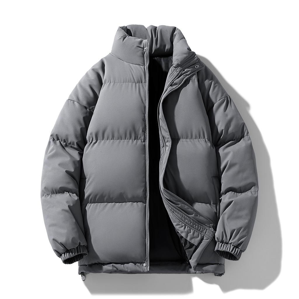 Men's and Women's Same Winter Loose Hooded Padded Jacket Thickened Bread Jacket Padded Jacket