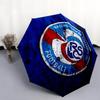 RC Strasbourg Alsace  pattern, automatic folding umbrella, portable and foldable design, 8 ribs, a Christmas or birthday gift.