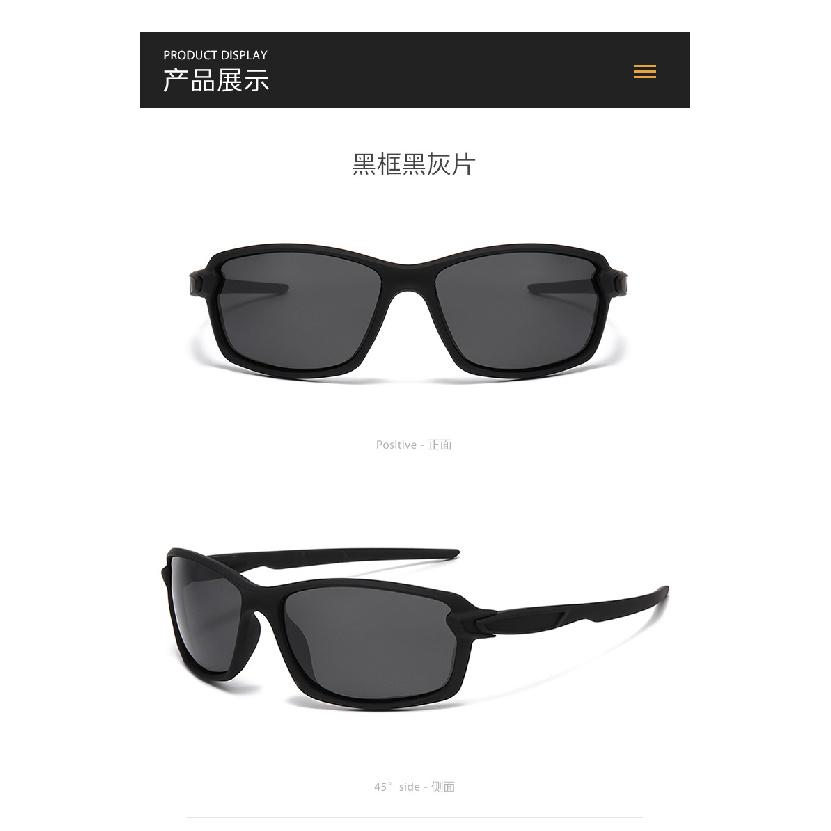 Sports-style sunglasses, unisex, for outdoor use, windproof, polarized, with colorful lenses, suitable for driving