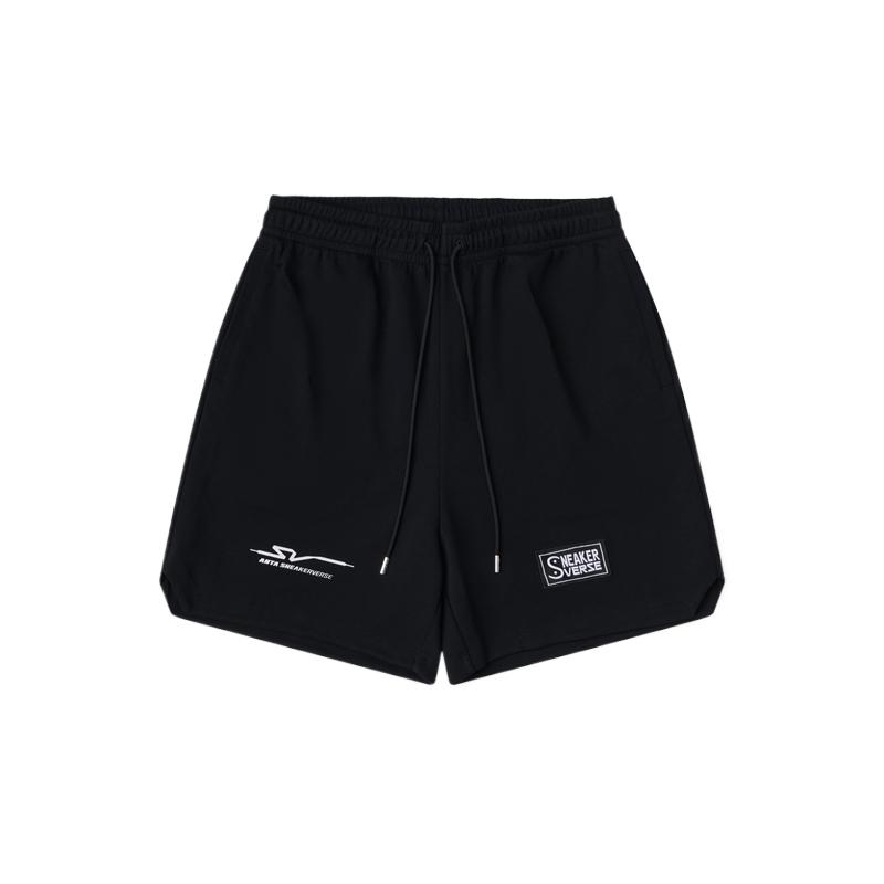 Anta Ss25 Lifestyle Series Solid Color Lace-Up Mid-Rise Casual Shorts Men shorts 152528313V-1 4XL
