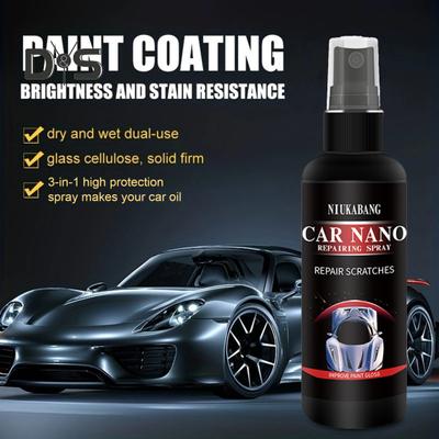 High Protection Fast Coated Car Nano Spray with Towel Eco-friendly Ultra-hydrophobic Effective Scratch Repairing Car Coating Spray