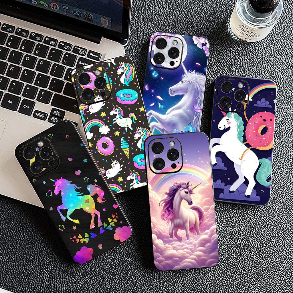 Für Motorola Moto G86 G57 G67 G24 G15 G54 Power G13 G14 G34 G35 G45 G60 G53 G55 G64 G75 G72 Handyhülle Einhorn Cartoon Pferd