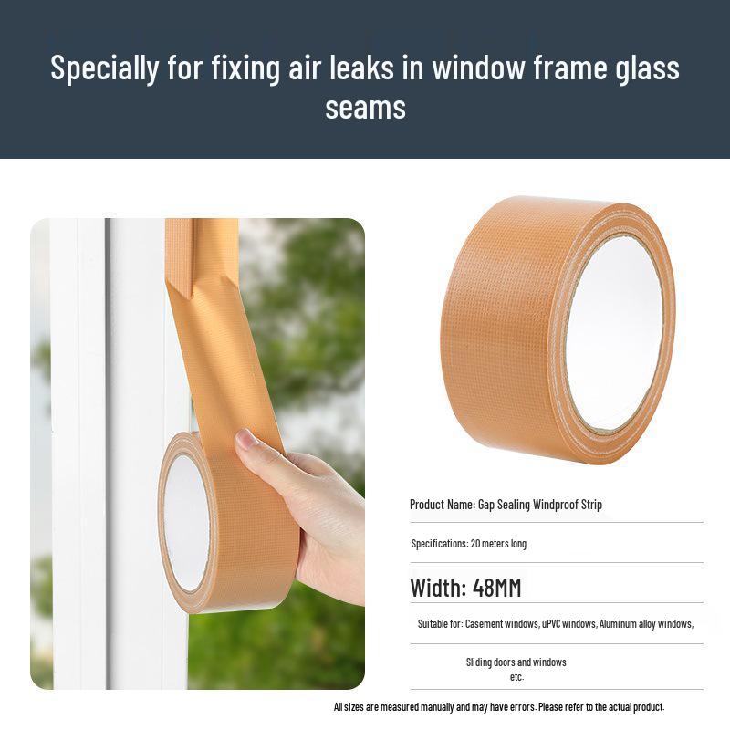 Draft-Free Door & Window Sealing Strip: Leakproof, No-Residue, Windproof, Insulation Film