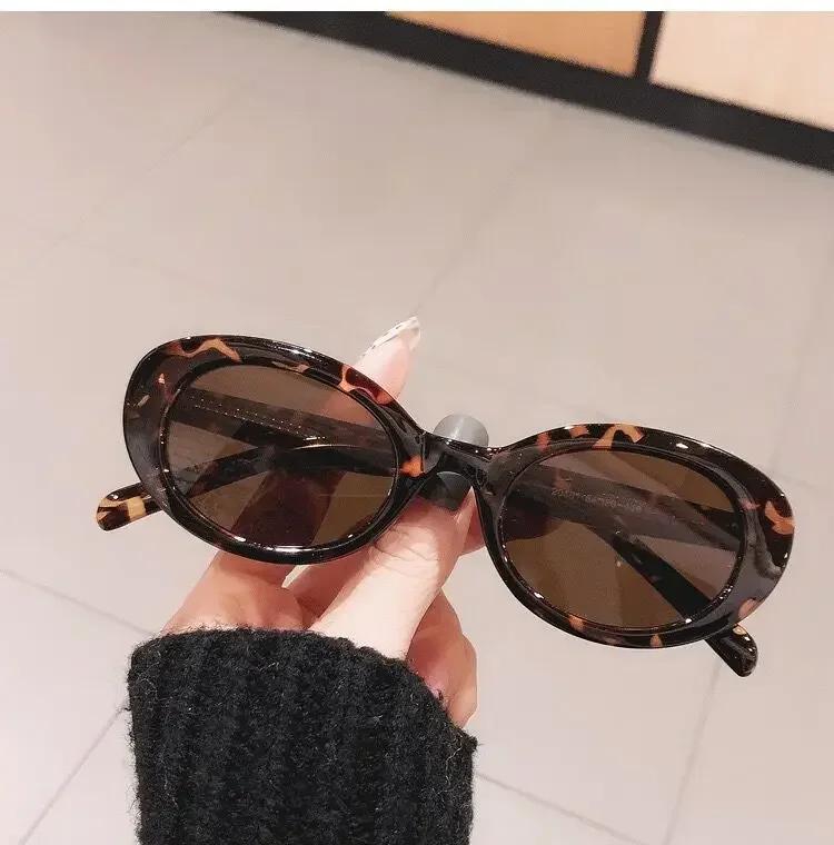 

Small Oval Cat s Eye Goggles for Women Vintage Designer Sun Eyeglasses For Women Trendy Eyeglasses UV Protection 400 Men Sunglasses Glasses De Sol 1PC