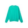 Li Ning Color Block Logo Print Round Neck Long Sleeve Sweatshirt Men sweatshirt Aqua-Green AWDRF73-4