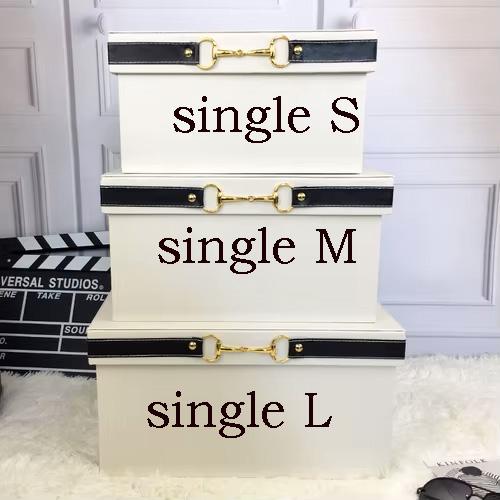 Luxury  Pu Leather Orange Storage Bins Colorful Storage Box  Organizer Containers Baskets with Cover Handles