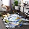 1pc Hunter x Hunter Killua and Gon Anime Chair Mat - Office Desk Pad with Cartoon Design, Non-Slip Rug for Home Decor, Suitable for All Seasons.U066