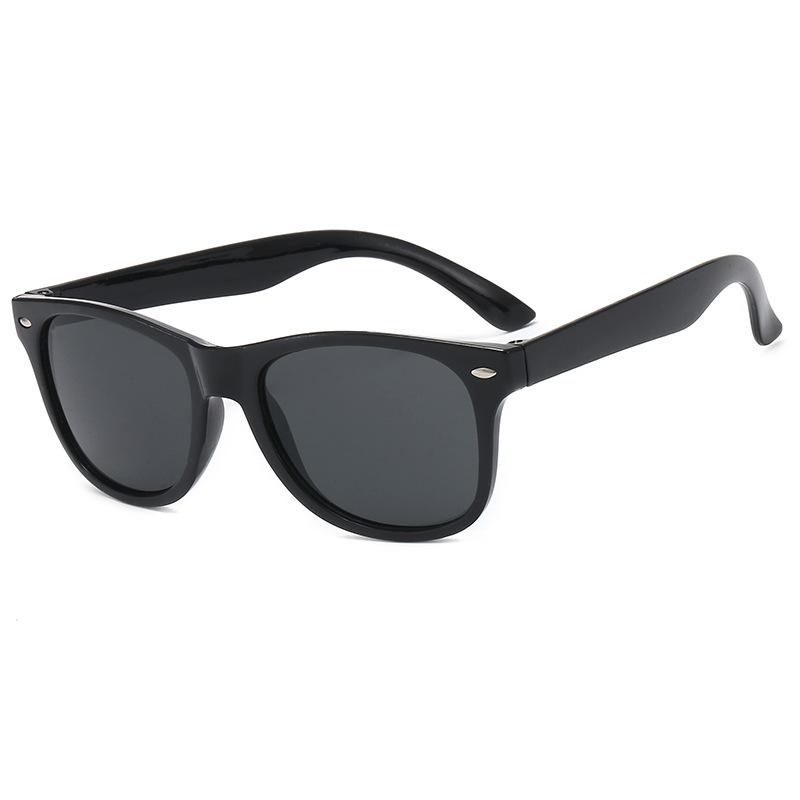 

2025 3-12 Year Old Mi Ding Style Children s Trendy UV Resistant Sunglasses чёрный