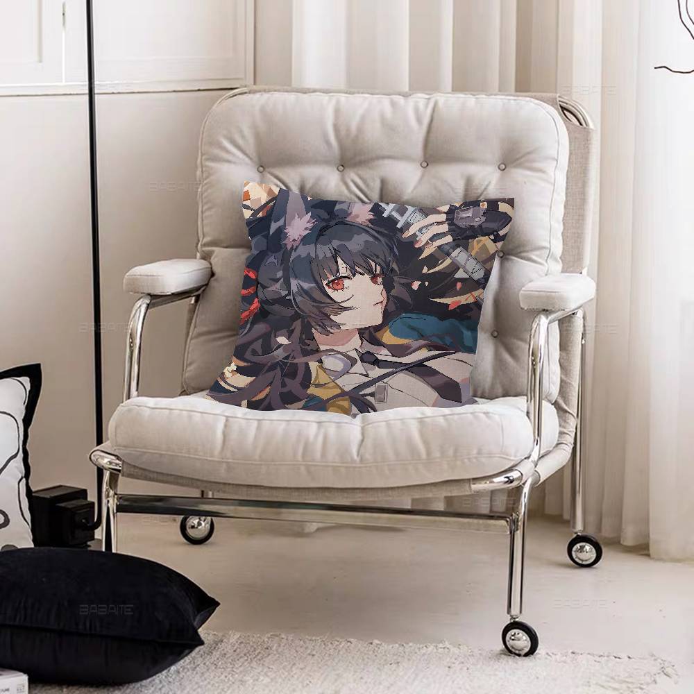 Zenless Zone Zero Hoshimi Miyabi Pillow Gift Home Office Decoration Pillow Bedroom Sofa Car Cushion CoverPillow Case