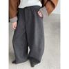 Taochuan Korean Style Draped Wide-Leg Suit Pants for Women, Autumn/Winter New Versatile Woolen Curved Knife Pants, Long Pants 2820