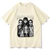 Italian Rock Band Unisexeskin World Tour Tshirt Fashion Gothic Retro Unisex Women Loose Short Sleeve Casual T Shirts Streetwear