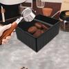 Coffee Knock Box, ABS Coffee Grounds Knock Box, Espresso Knock Box with Knock Bar and Non-Slip Rubber Base, Shock Absorbent Durable Barista Espresso