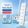 European Standard German Power Strip Extension Cord Adapter for Cross-Border Use