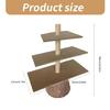 Broom Wood Display Stand, 3 Tiers Cake Stand Holder for Halloween Cake Decoration