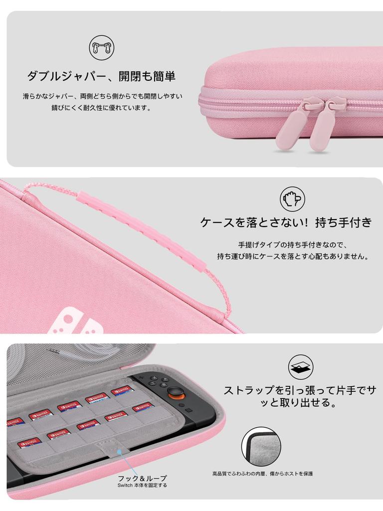 New Model Switch 2 EVA Waterproof and Shockproof Hard Holds 10 Game Compatible with Storage Full Perfect for Travel [2025 Case] Case, High-Density