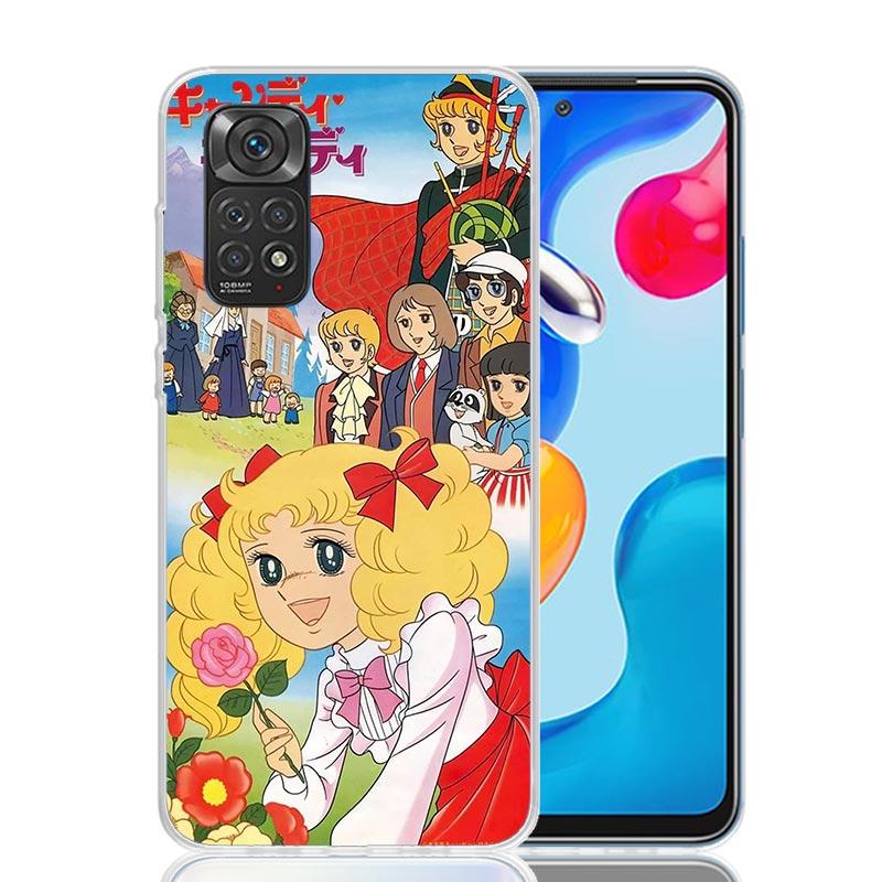Anime Süßigkeiten Handyhülle Für Xiaomi Redmi Note 13 14 15 Pro Plus 12S 12 14S 11S 11E 10 10S 11 11T 5G 4G Hülle Coque Redmi Note 13