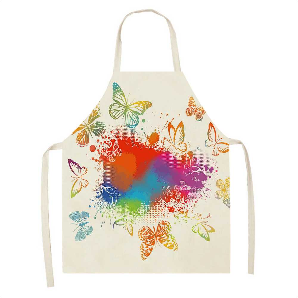 Kreslený motýl Zástěra Pečicí doplňky Ženy Zástěra Kuchyňská Zástěra Kuchyňské doplňky Kavárna Restaurace Restaurace Zástěra