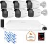 HiLook 6-Camera IPC-B440H(4mm)(c) 4MP PoE Kit, 8CH NVR, 2TB HDD